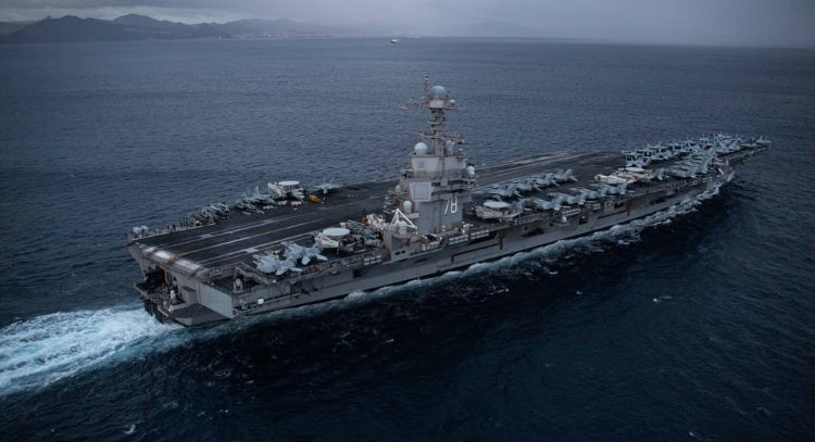 Pentágono envía portaviones al Caribe como fuerza de contención al Narcoterrorismo