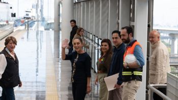 Sheinbaum anuncia que el Tren El Insurgente podrá ser usado por la población en 2026