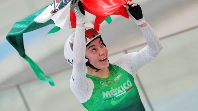 Yareli Acevedo gana medalla de oro en Campeonato Mundial de Ciclismo de Pista