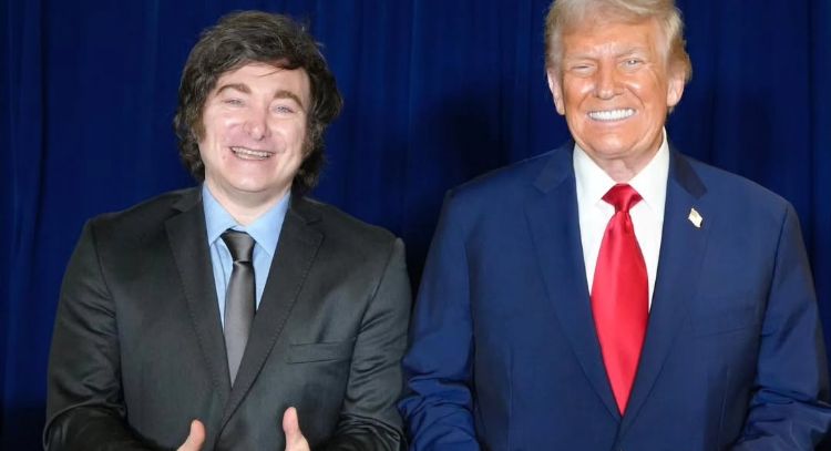 Trump felicita a Milei: “el pueblo argentino ha justificado nuestra confianza en él”