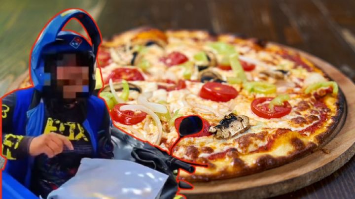 Estafa de pizzas piratas: exponen falso repartidor de Domino’s (VIDEO)