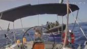 Foto ilustrativa de la nota titulada: Israel intercepta el último barco de la flotilla humanitaria, mientras sigue bombardeando Gaza