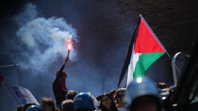 Propalestinos exigen a Selección Italiana de futbol no jugar contra Israel por la Guerra en Gaza