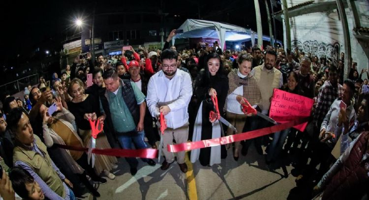 Gobierno de Naucalpan rehabilita avenida Minas; prometen inversión “histórica”
