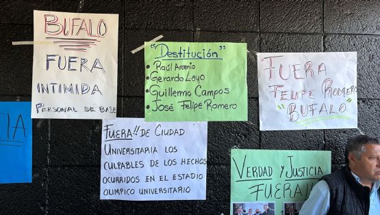 "No somos asesinos”: seguridad de la UNAM protesta