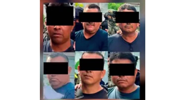 Detienen a seis policías de Tabasco señalados de pertenecer a La Barredora