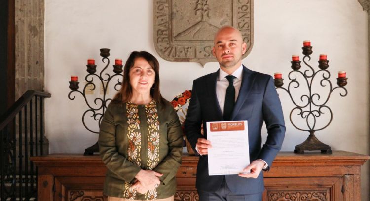 La gobernadora de Morelos designa a Edgar Maldonado Ceballos como secretario de Gobierno