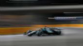 Foto ilustrativa de la nota titulada: George Russell gana el GP de Singapur de F1 y McLaren se asegura el título de constructores