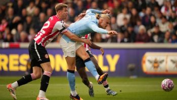 Haaland vuelve a marcar y Rodri se lesiona en la victoria del Manchester City 2-1 ante el Brentford