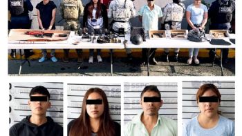 Detienen a presuntos integrantes de red dedicada al robo de camiones y tráileres en Huitzilac