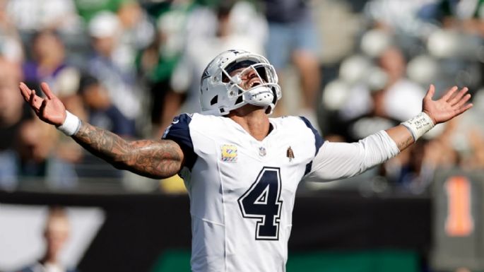 Los Cowboys dominan a los Jets 37-22 gracias a los 4 pases de touchdown de Prescott