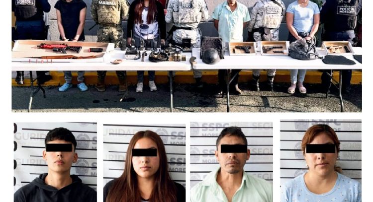 Detienen a presuntos integrantes de red dedicada al robo de camiones y tráileres en Huitzilac