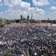 Miles de personas llenan el Zócalo capitalino por informe del primer año gobierno de Sheinbaum