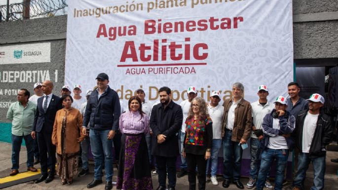 Brugada presenta nuevas plantas de Agua Bienestar en CDMX