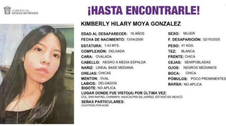 “Mi hija no se perdió, se la llevaron”: buscan a Kimberly, estudiante del CCH Naucalpan