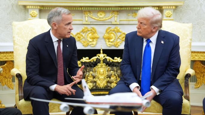 Trump dice que EU tiene "conflicto" pero también "amor" con Canadá