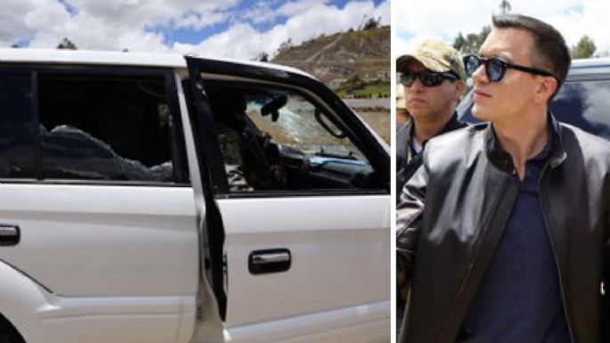 Atacan caravana de Noboa; el gobierno de Ecuador denuncia intento de asesinato (Video)