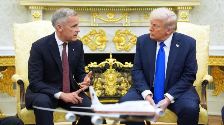 Trump dice que EU tiene "conflicto" pero también "amor" con Canadá