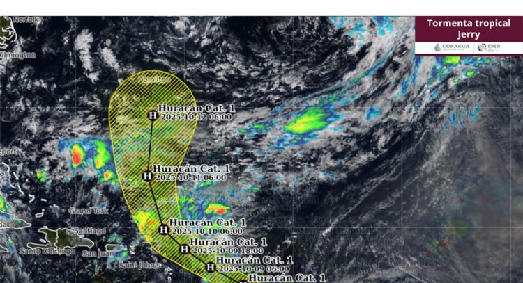 Huracán Priscilla sigue ganando fuerza en el Pacífico; tormenta Jerry se forma en el Atlántico