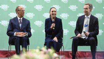 Sheinbaum presenta el Plan México a empresarios del Foro Económico Mundial