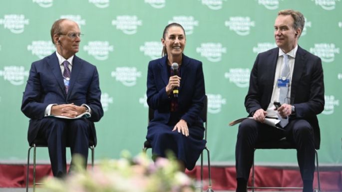 Sheinbaum presenta el Plan México a empresarios del Foro Económico Mundial