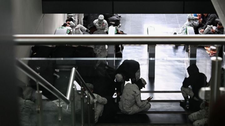 Denuncian el ingreso de elementos de la Guardia Nacional al Senado (Video)