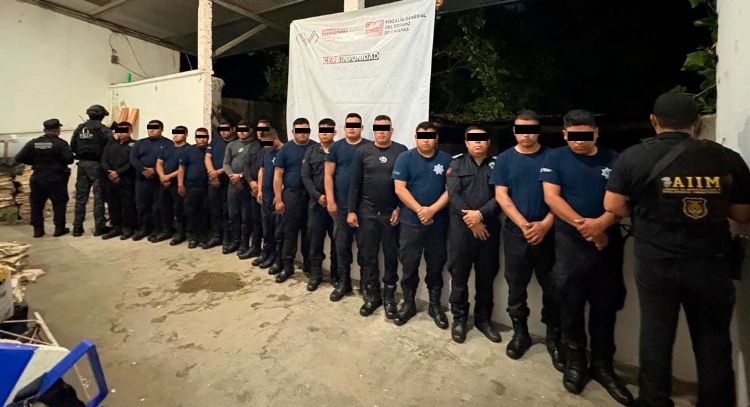 Detienen a 16 policías municipales de Chilón por presuntamente liberar ilegalmente a un reo