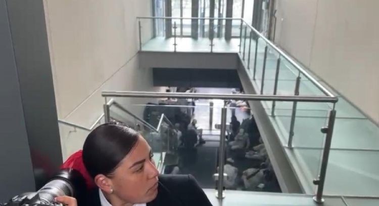 Denuncian el ingreso de elementos de la Guardia Nacional al Senado (Video)