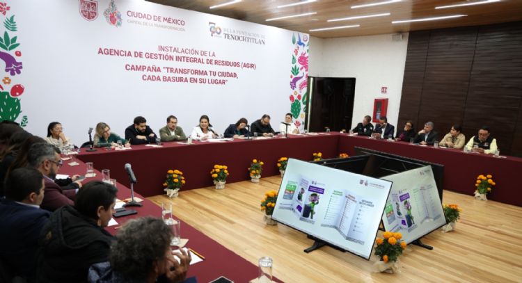 Brugada presenta campaña para concientizar sobre separación de basura
