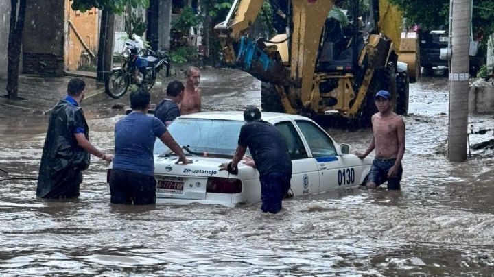 La tormenta tropical Raymond causa daños a viviendas y autos en Guerrero (Video)