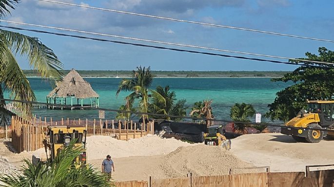 “Remodelación” en casa de descanso militar deja nuevas afectaciones en Bacalar