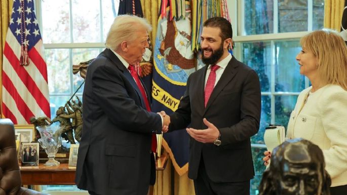 Trump recibe al presidente sirio en una reunión inédita en la Casa Blanca