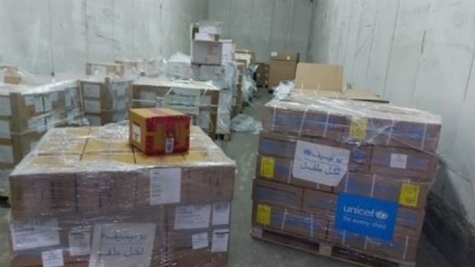 UNICEF acusa a Israel de bloquear la entrada de jeringuillas para vacunar a niños en Gaza