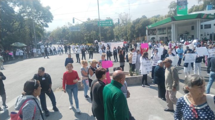 Con bloqueo en Tlalpan, exigen más recursos para el Instituto Nacional de Cancerología