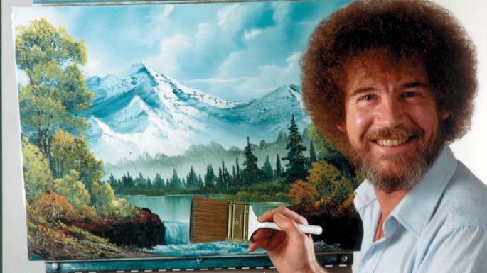 Un accidente feliz: Pinturas de Bob Ross se subastan en más de 600 mil dólares