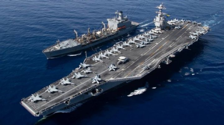 Trump envía poderoso portaaviones al Caribe, Pacífico y Sur de México; aumenta tensión con Venezuela (Video)