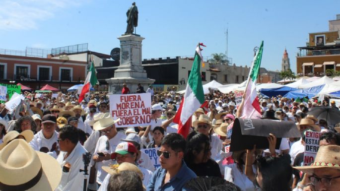 El colectivo Generación Z marcha en Cuernavaca en demanda de seguridad
