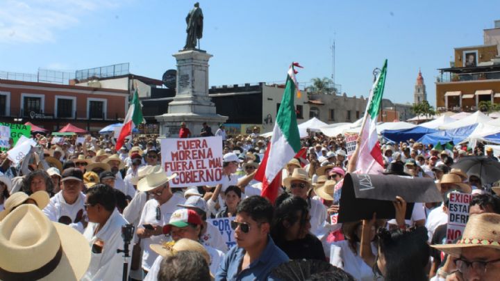 El colectivo Generación Z marcha en Cuernavaca en demanda de seguridad