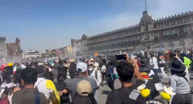 Estalla la violencia en la marcha convocada por la Generación Z (Videos)