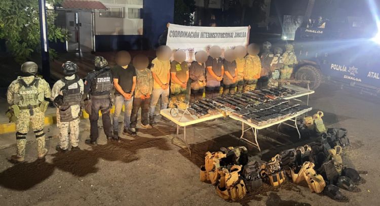 Enfrentamiento a balazos en Sinaloa deja cinco muertos y nueve detenidos