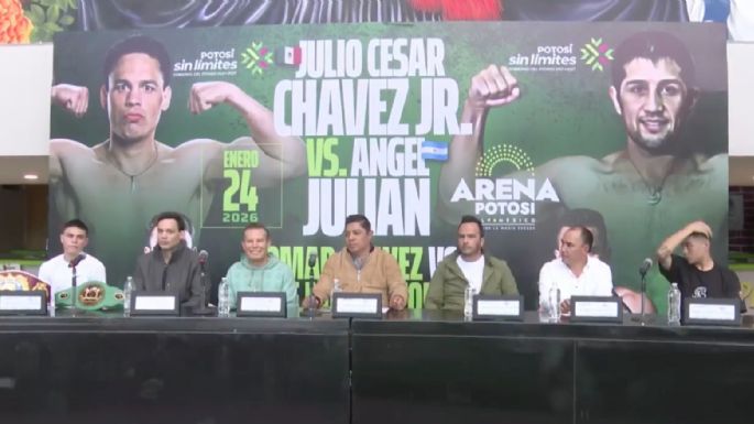 Julio César Chávez Jr., vinculado a proceso, peleará en México; así fue presentada la función
