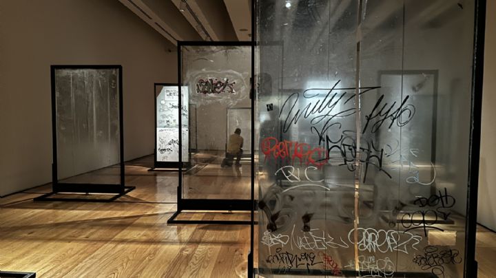 “¿Cómo salimos?”, la exposición de Teresa Margolles con vidrios de balaceras (Video)