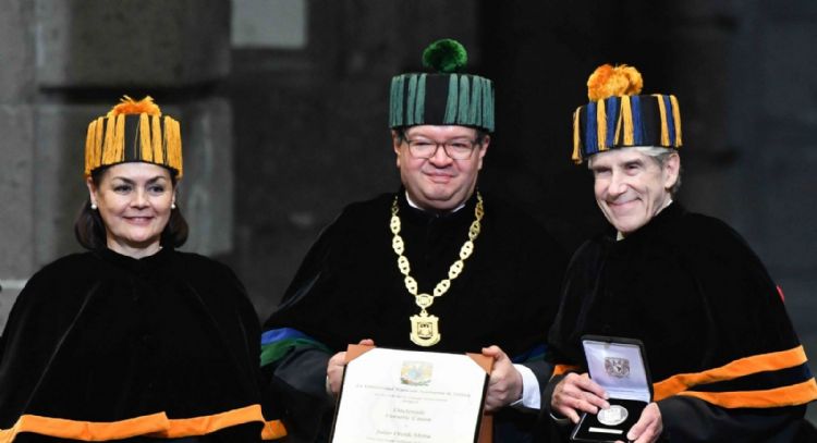 UNAM otorga doctorados honoris causa a Michelle Bachelet, Julio Frenk y José Sarukhán