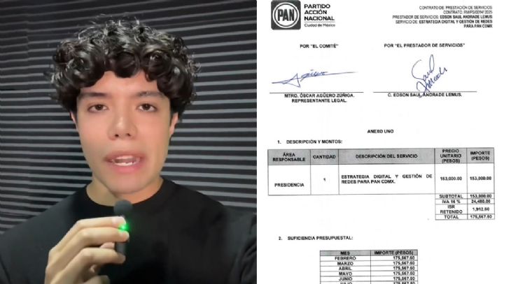 Morena exhibe que joven convocante de marcha Gen-Z trabaja para el PAN