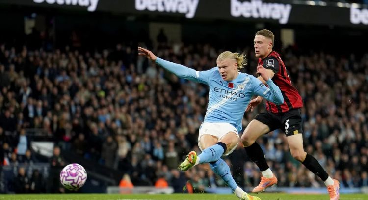 Manchester City gana 3-1 al Bournemouth; Haaland anota doblete