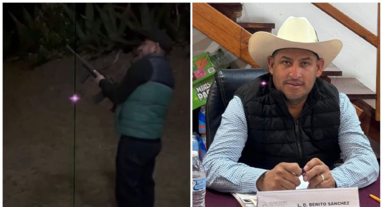 Exhiben video de regidor de Cuautepec con armas; dice que fue hecho con IA