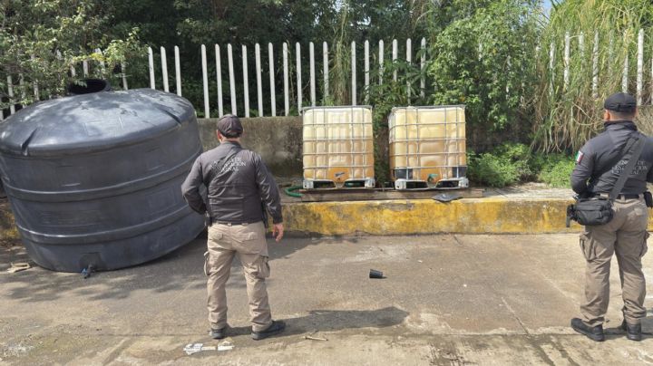 Aseguran más de 2 mil litros de huachicol en Coatzacoalcos, Veracruz