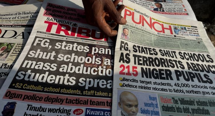 Organizaciones religiosas cifran en más de 300 los alumnos secuestrados en el oeste de Nigeria