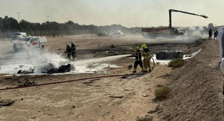 Avión de combate se estrella durante vuelo de demostración en Dubái; falleció el piloto (Video)