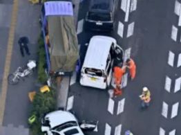 Hombre que conducía un auto robado atropella a 11 personas; una pierde la vida